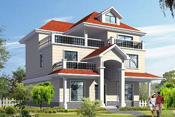 精致三層自建別墅，現(xiàn)代非常流行的自建房屋設(shè)計(jì)方案