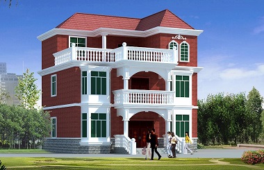 漂亮的三層自建房屋設(shè)計圖，農(nóng)村建房首選