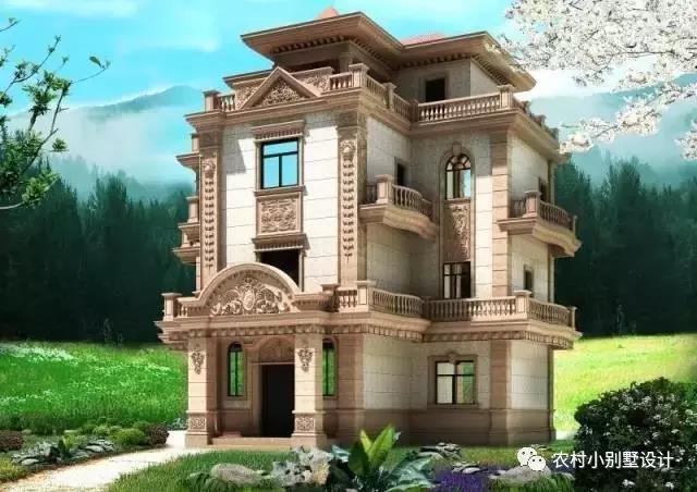 太美了！現(xiàn)在鄉(xiāng)下建房都建別墅了？而且外墻裝飾還這么奢華...