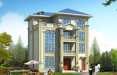 14*13m復(fù)式四層自建房屋設(shè)計圖，造價60萬左右