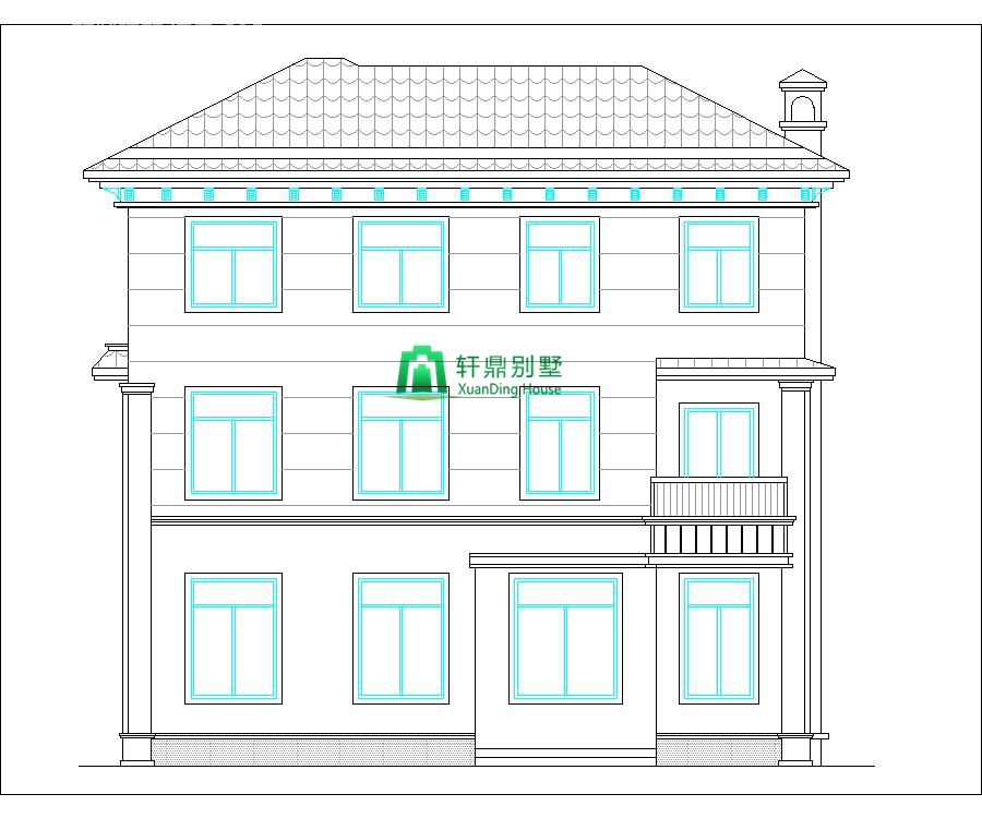 新中式三層自建別墅設(shè)計(jì)施工圖09.jpg