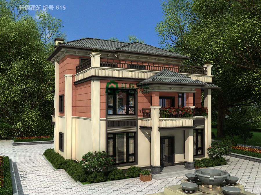 新中式三層自建別墅設(shè)計(jì)施工圖01.jpg
