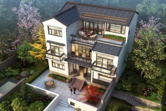 給大家分享一套別墅設(shè)計(jì)：自建三層鄉(xiāng)村別墅，一套設(shè)計(jì)瞬間轉(zhuǎn)化為一個(gè)小型的鄉(xiāng)村別墅！
