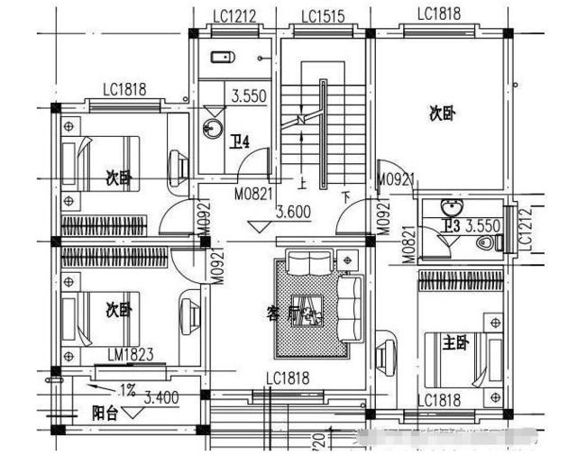 小戶型別墅怎么能全部把空間利用起來(lái)呢？來(lái)看看這套別墅把！
