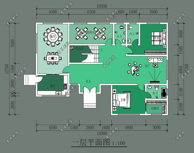 簡單優(yōu)雅的外觀，平凡的造型，透露著一種經(jīng)典耐看的氣質(zhì)，這棟小別墅色調(diào)搭配鮮明，層次感強！