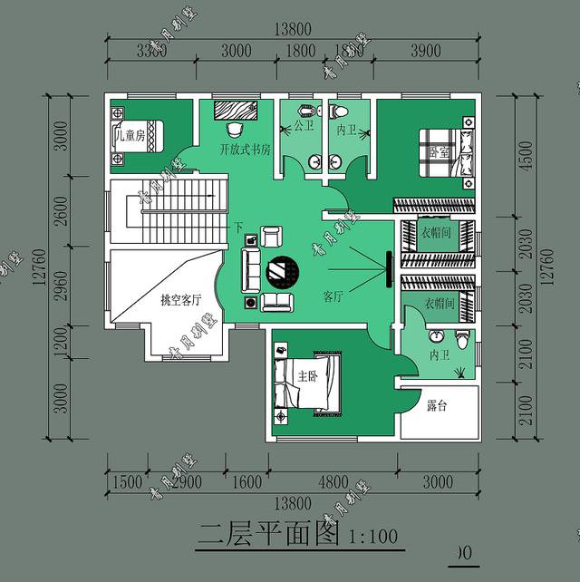 簡單優(yōu)雅的外觀，平凡的造型，透露著一種經(jīng)典耐看的氣質(zhì)，這棟小別墅色調(diào)搭配鮮明，層次感強！