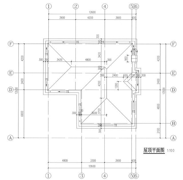 下面這款戶(hù)型圖外觀簡(jiǎn)約，尺寸合理，非常適合農(nóng)村自建別墅!
