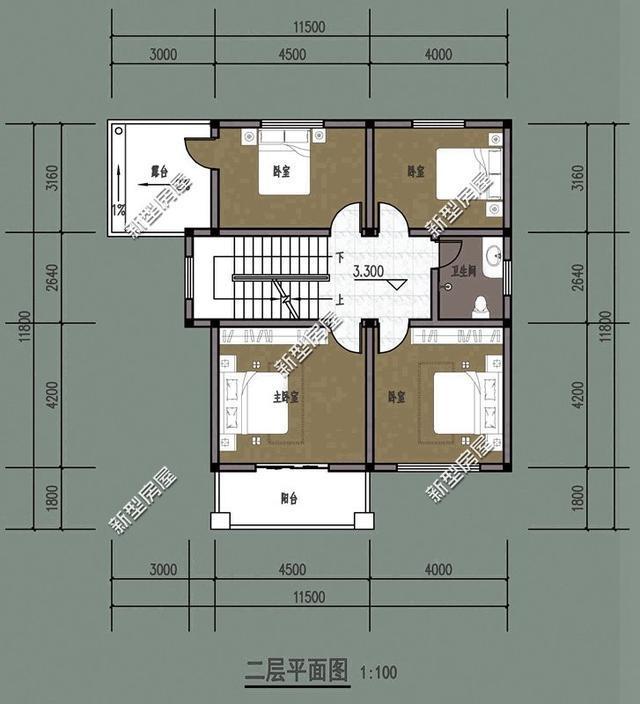 今天新型房屋為大家展示幾套帶堂屋的房屋設(shè)計圖紙，不同的人有不同的審美，不知道你會喜歡哪一套呢？