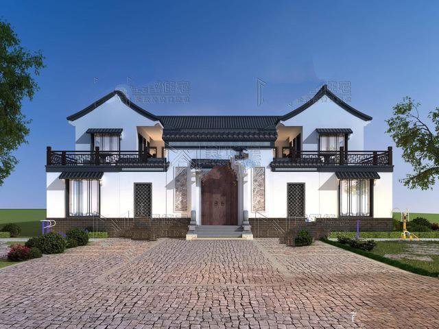 這座21米長、兩層樓高的中國別墅，白色的墻壁和青黛色的確是最美麗的中國風(fēng)格!