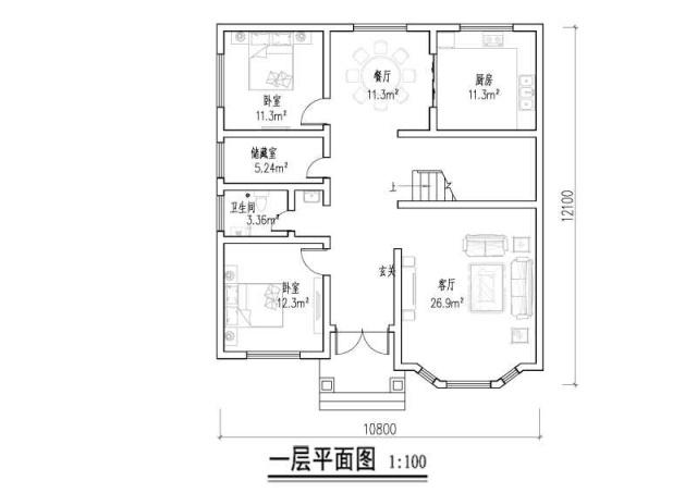 農(nóng)村自建別墅，有5個(gè)房間和2個(gè)大廳，比住在樓房里舒服多了！