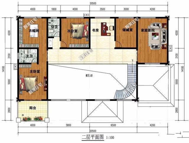 如果有塊大宅基地的話，就能選擇這4款戶型中的一款來建!