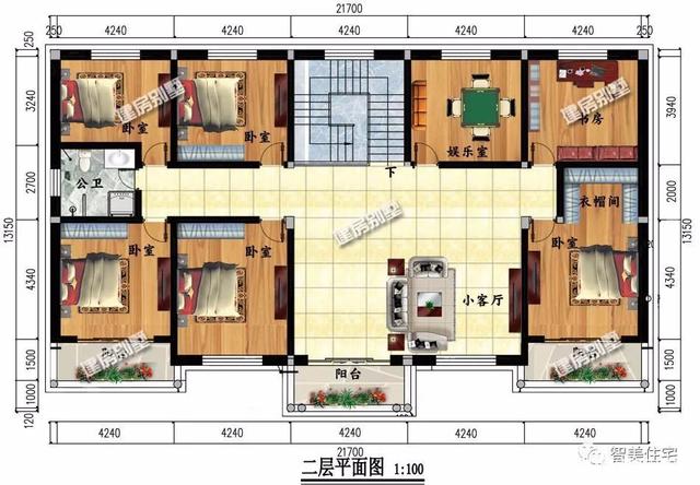 如果有塊大宅基地的話，就能選擇這4款戶型中的一款來建!