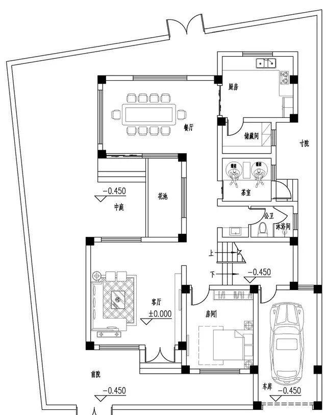 四層建筑，一種新的中式風(fēng)格，已經(jīng)成為村莊最明亮的角落！
