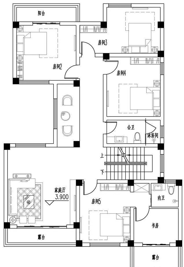 四層建筑，一種新的中式風(fēng)格，已經(jīng)成為村莊最明亮的角落！