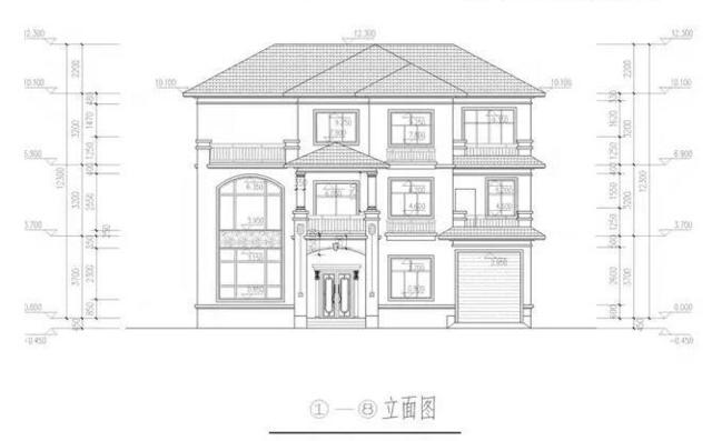 推薦一款三層的自建房，四開間的結(jié)構(gòu)這樣的設(shè)計(jì)方案，帶立面效果圖，看起來(lái)更加的直觀!
