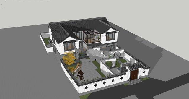 休閑中式住宅，帶陽光室，滿足家庭成員休閑需求,度假交友的最佳之選