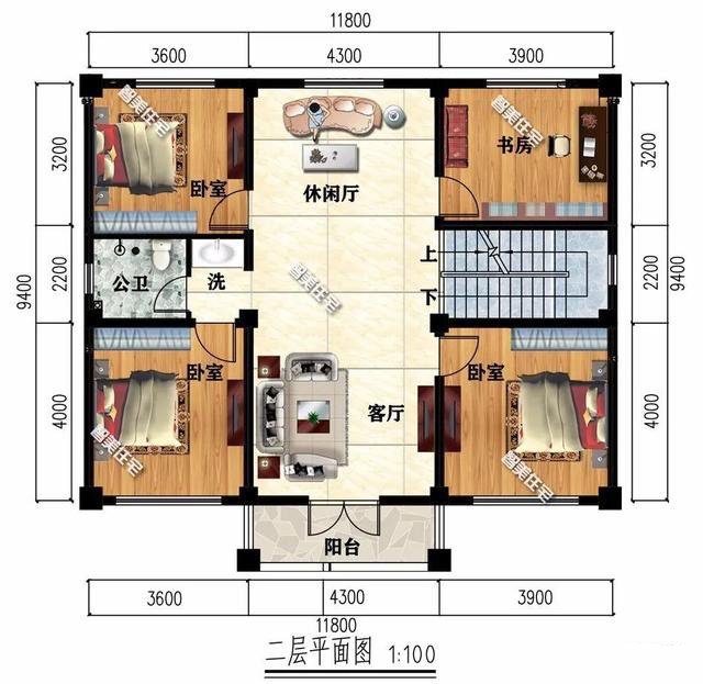 這兩棟別墅大小相似，屋頂設(shè)計不同，可以滿足不同人群的需求。這兩棟別墅采用新中式設(shè)計，復(fù)古碰撞時尚！