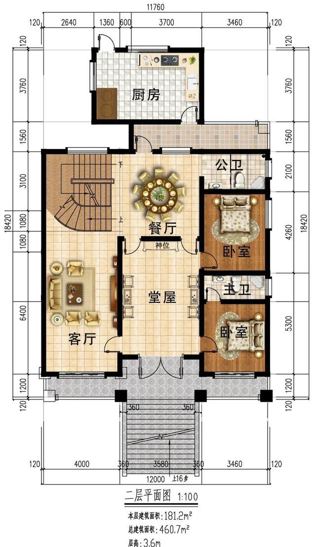 　農(nóng)村住宅圖紙：帶車庫(kù)的農(nóng)村別墅，燕價(jià)值與力量并存，勢(shì)頭強(qiáng)勁