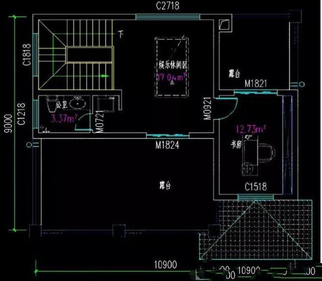 這兩款方案均為11米×9米的戶型，其建筑占地雖然只有1000平米，但是充分證明了小戶型有大價值的理論不是空穴來風!