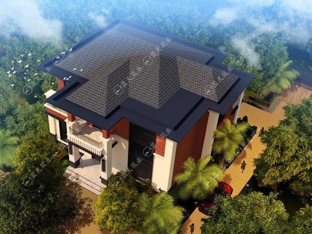 室內(nèi)布局合理實用，空間利用率高，一進門正對神位，符合農(nóng)村生活需求,一座美好的別墅！