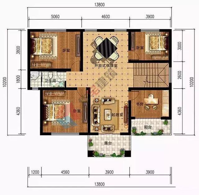 本期，我們就推薦一套現(xiàn)代風格的自建房，幫助你更加便捷地享受生活!