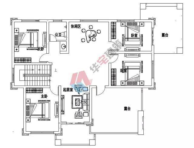 我們推薦一款新中式帶土灶二層別墅，占地180平米實用又經(jīng)濟,帶土廚房的大陽臺!