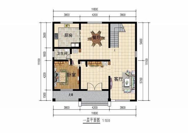 如果自己的地基有這么大的話，在農(nóng)村建一棟這樣的別墅，獨棟獨院，一家人住著溫馨舒適，豈不是美哉