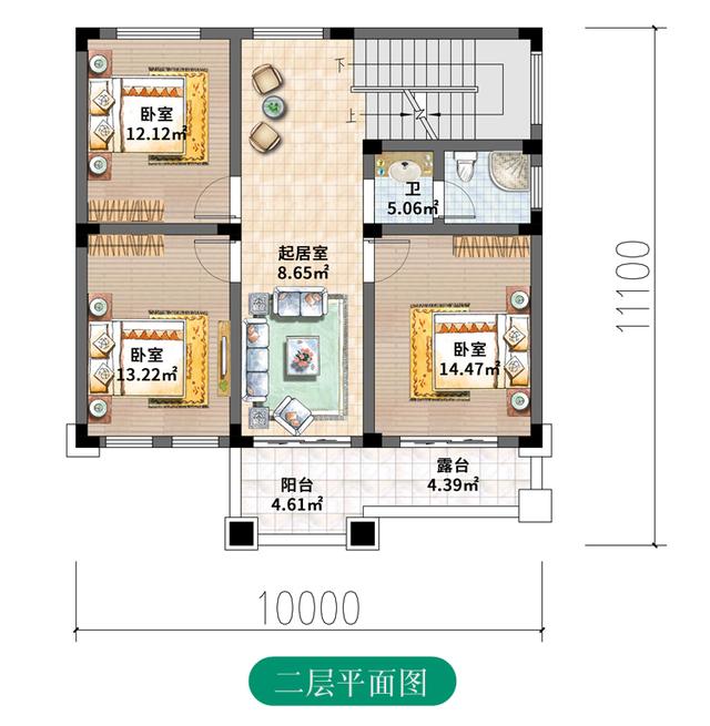 現(xiàn)在很多南方家庭同樣愛建平頂?shù)膭e墅，因?yàn)檫@樣能節(jié)省建房成本，外觀也非常漂亮美觀,看看這款吧！