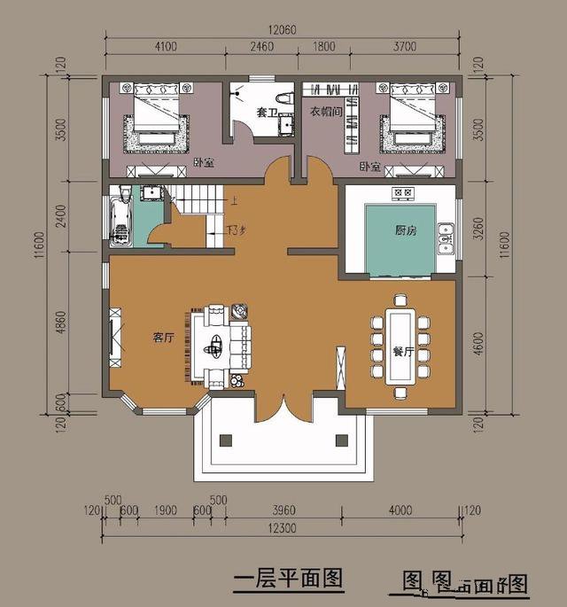 比起奢侈喧囂的繁華都市生活，相信很多人和小范一樣，更加迷戀的是一種原生態(tài)的農(nóng)村生活，有一間自己的鄉(xiāng)間別墅,這所別墅適合自建！