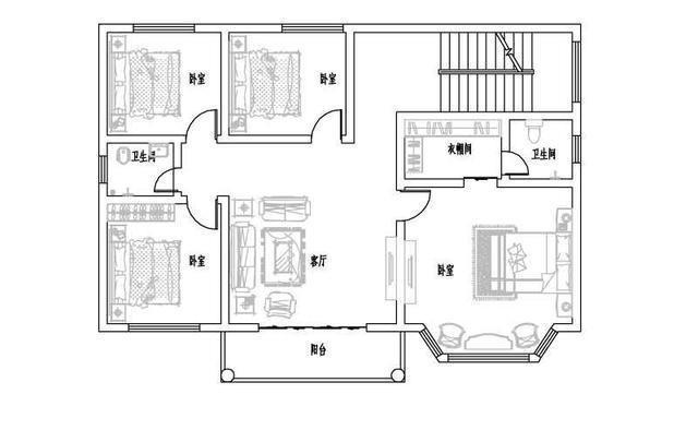 今天的別墅安裝圖也給我們帶來了一個(gè)在農(nóng)村自建的兩層半的別墅。這座別墅外觀明亮，經(jīng)典耐用。