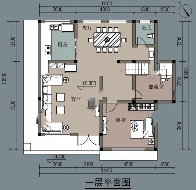 今天 給大家介紹的這棟農(nóng)村自建二層小別墅，很樸素實(shí)用，即使主人長時(shí)間不在家，也不用天天為它而操心,適合出門在外的年輕人