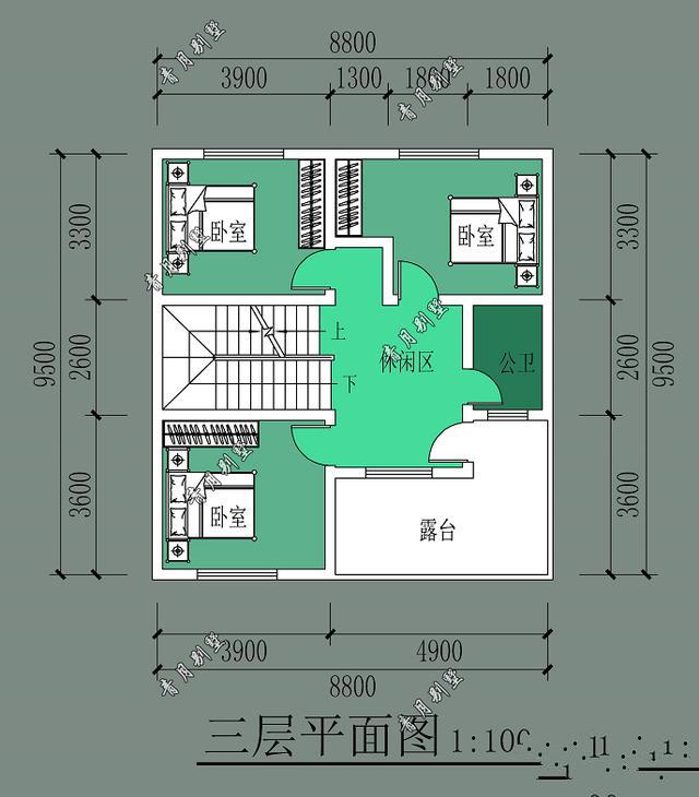 今天，就給大家介紹一款小面寬別墅，開間僅8.8米，進(jìn)深10米，占地面積可說是非常小了，但是外觀一樣漂亮，