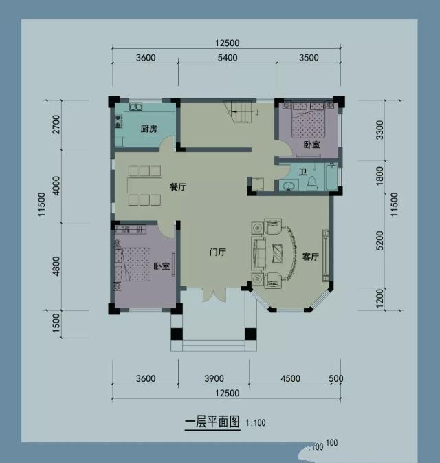 設計出來的房子也是為了能讓你住的舒心，看得順心。推薦一款兩層半歐式別墅，八角窗+大露臺，美觀又適居