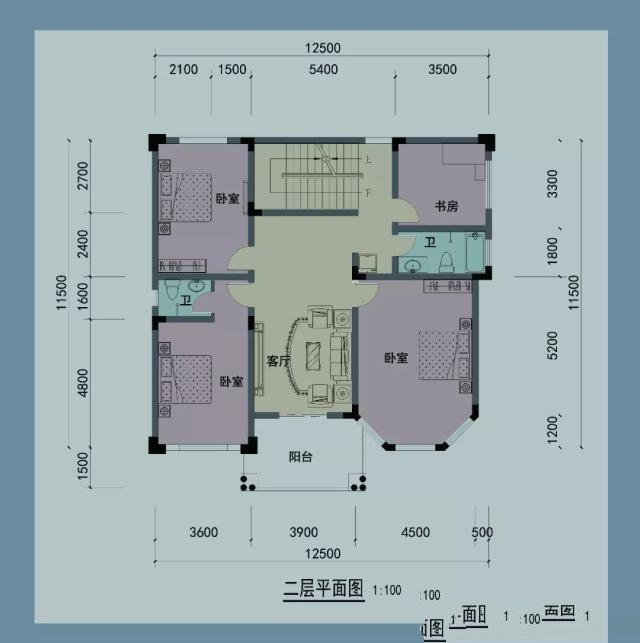 設計出來的房子也是為了能讓你住的舒心，看得順心。推薦一款兩層半歐式別墅，八角窗+大露臺，美觀又適居