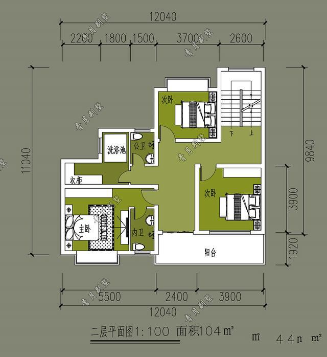 　經(jīng)典的三居室別墅有歐式風(fēng)格，大露臺，浮動窗戶，外墻是真石漆。簡潔優(yōu)雅，線條流暢優(yōu)美，給人一種非常舒適的感覺!