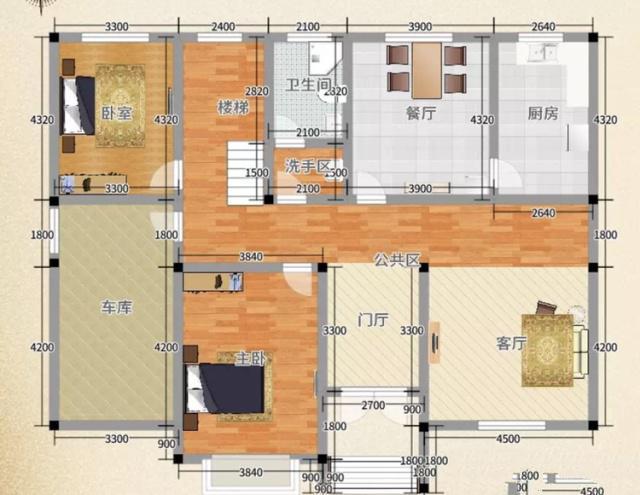 在農(nóng)村建房不需要豪華、簡單實用、居住舒適，而且可以過上好的生活。外觀素雅，色彩明快，房間尺度設(shè)計恰當，空間利用率高，時代氣息濃郁