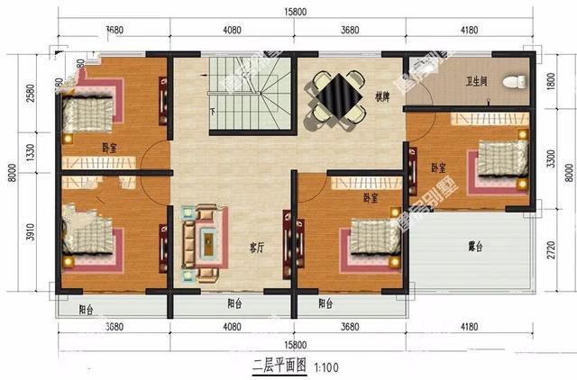 兩棟別墅面寬都15米左右，外觀布局完全不同的形式，喜歡廚房單獨建，帶車庫且宅基地深度小的，第一款戶型很合適。