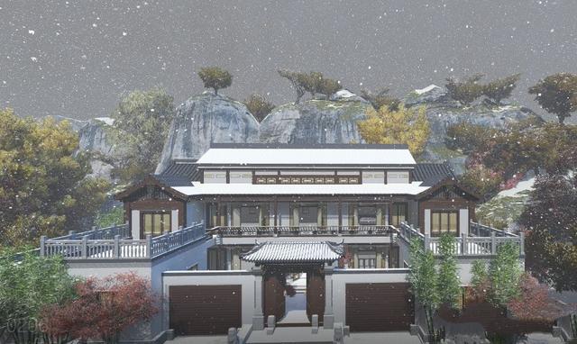 兄弟倆共同建造了一座中國式的獨棟別墅，并用古代流傳下來的詩歌和書籍在江南建造了一個夢幻的家。