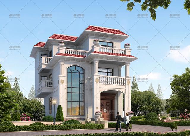 建在農(nóng)村的別墅通常有很大的宅基地，但是建一棟大房子需要很大的成本，那么我們怎么才能建一棟占地面積小又實(shí)用的別墅呢？