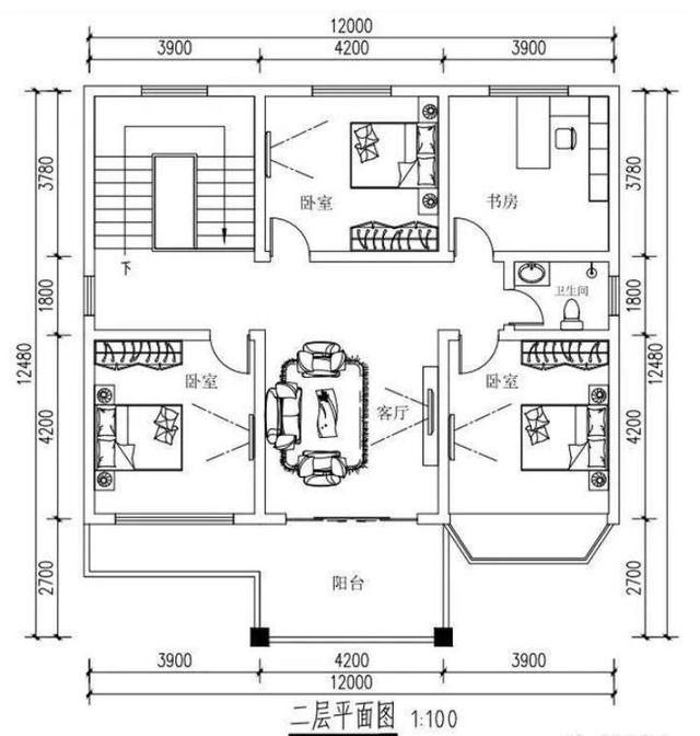　一棟農(nóng)村自建別墅的實景是12米寬，二樓有一個車庫。費用是40萬元。值得嗎？