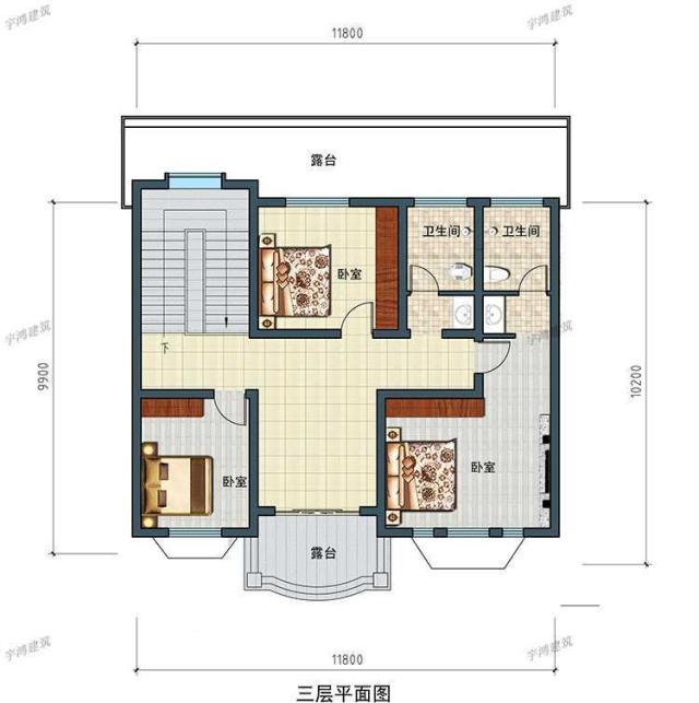 三層別墅設(shè)計圖紙和效果圖