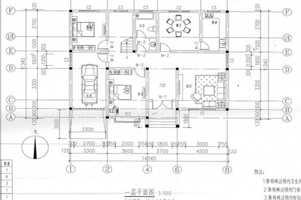 農(nóng)村住房普通戶型，