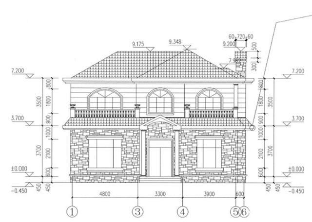二樓經(jīng)典的農(nóng)村自建房屋
