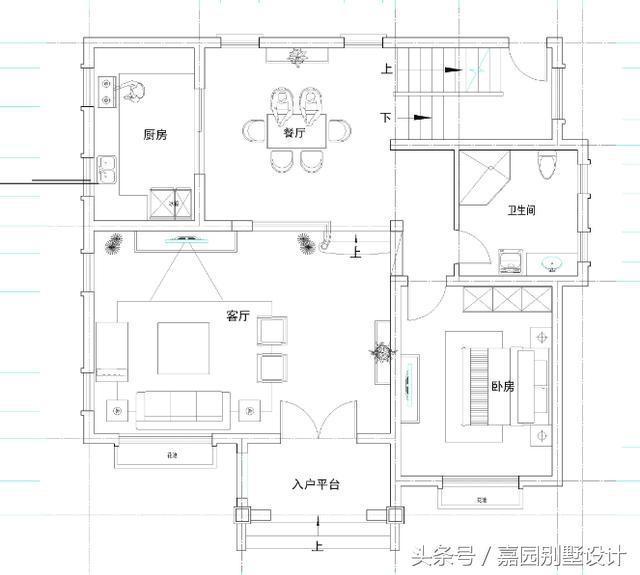 三層經(jīng)典鄉(xiāng)村別墅設(shè)計圖紙