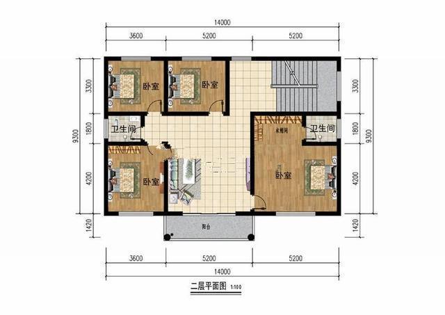 二層占地140平方米的經(jīng)濟(jì)適用房