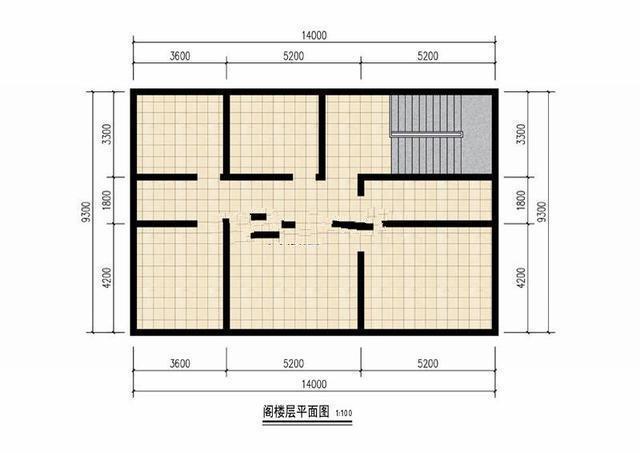 二層占地140平方米的經(jīng)濟(jì)適用房