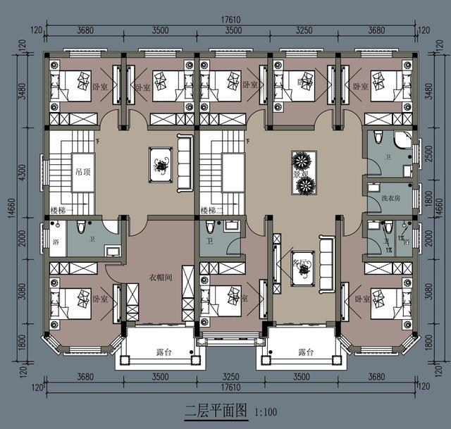 農(nóng)村自建二層獨棟別墅
