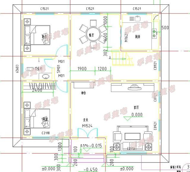 11x11兩層農村自建房