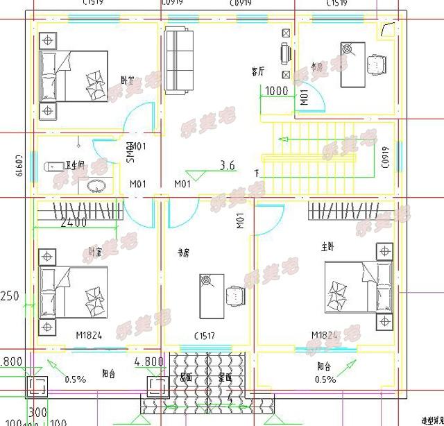 11x11兩層農村自建房