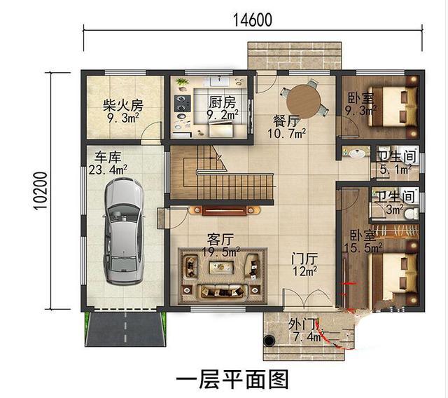 　廣東羅先生在農(nóng)村建房，一家八口，四代同堂。這種布局夠住嗎？
